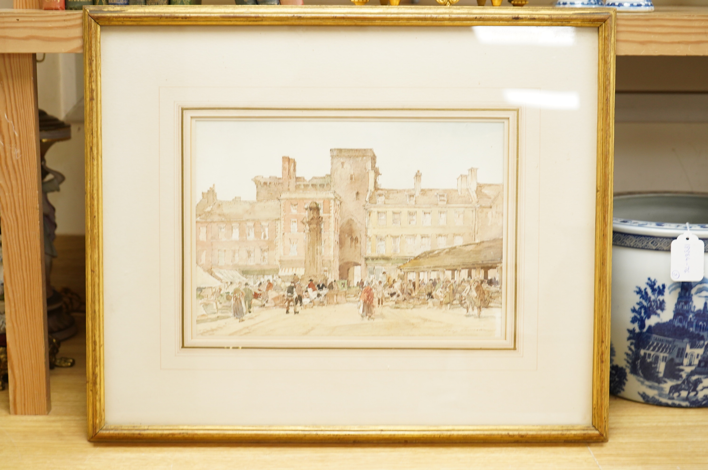 Percy Lancaster RI, RBA, ARE, (1878-1951), 'Hexham', signed, watercolour, 23 x 33cm